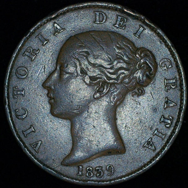 Isle of Man. Half penny. 1839