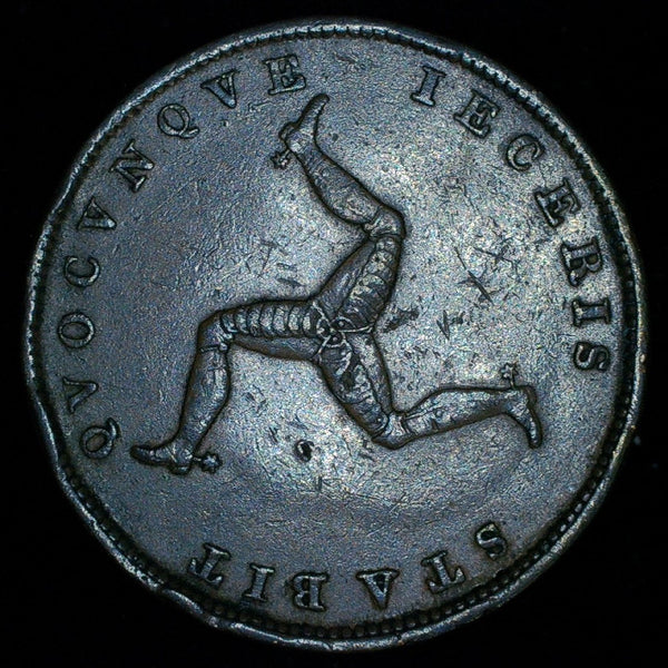 Isle of Man. Half penny. 1839