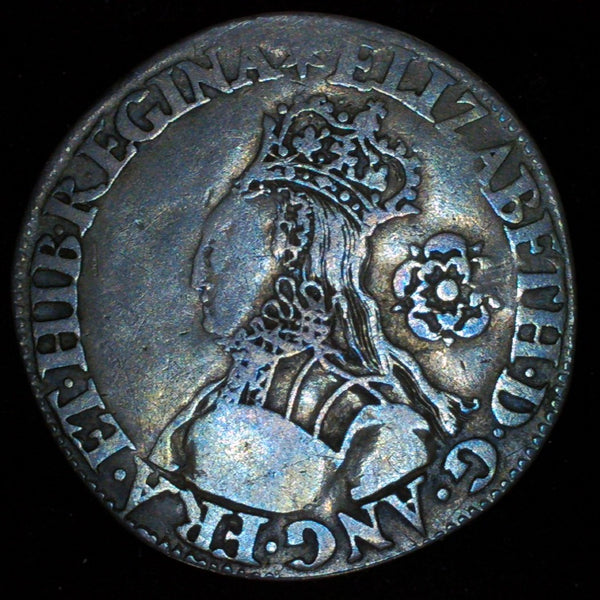 Elizabeth 1. Sixpence. 1562. Milled issue.