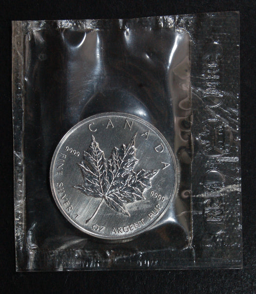 Canada. Silver one ounce 'Maple' 5 dollars. 2003