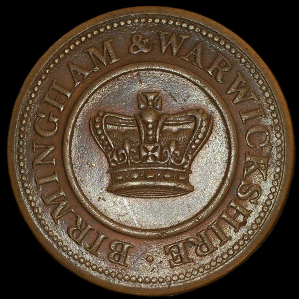 Warwickshire. Birmingham & Warwickshire. One Penny. 1812