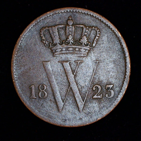 Netherlands. One Cent. 1823 B