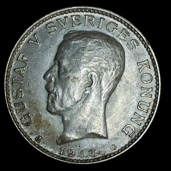 Sweden. 1 Krona. 1940