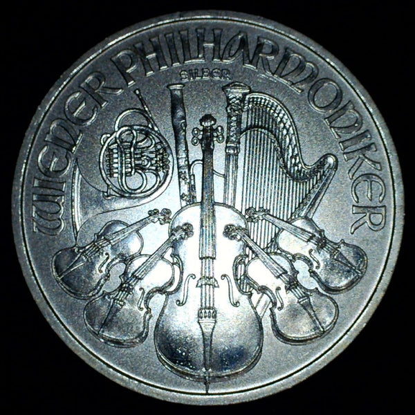 Austria. 1 oz Silver 2016 Philharmonic Bullion Coin