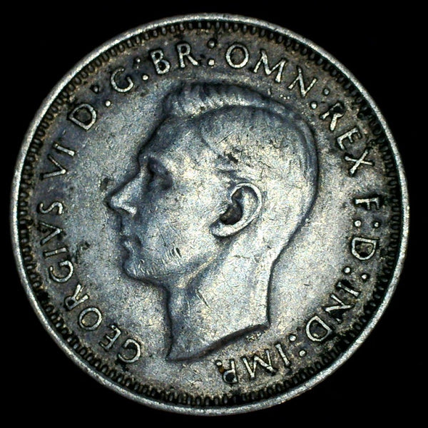 Australia. Sixpence. 1945