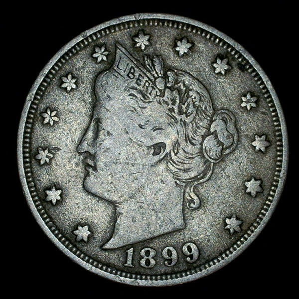 USA. 5 Cents. 1899