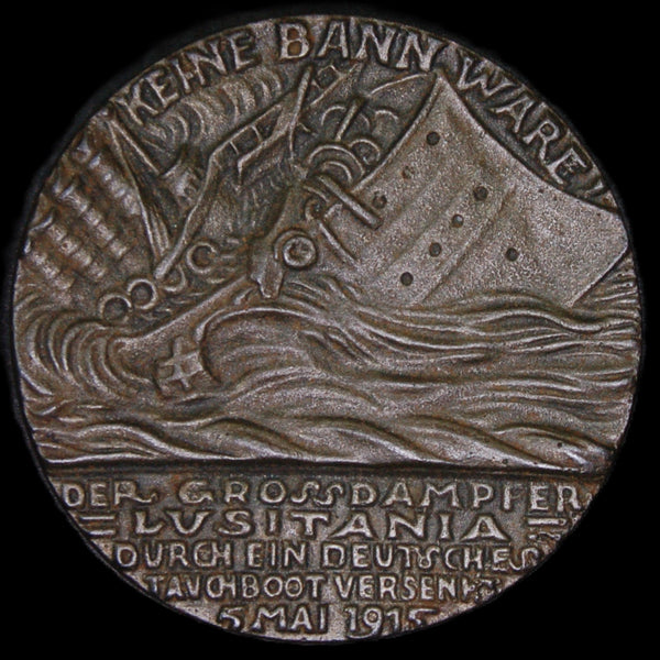 Germany, Sinking of the S. S. Lusitania medal. A selection.