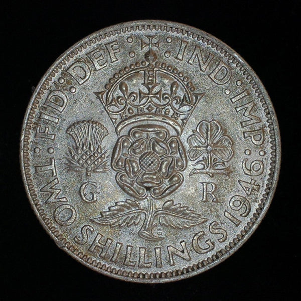 George VI. Florin. 1946. A selection