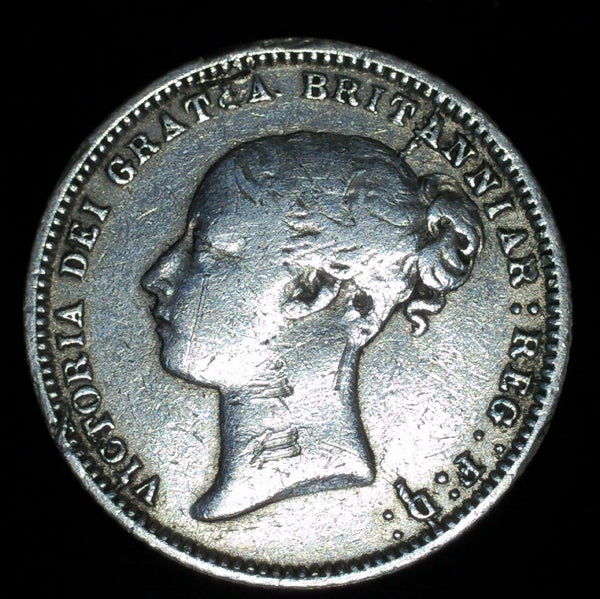 Victoria. Sixpence. 1872