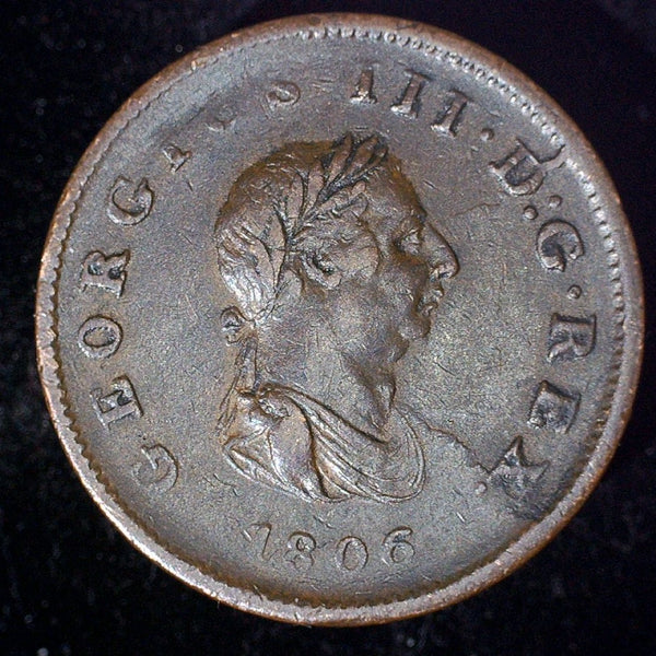 George III. Halfpenny. 1806. A selection