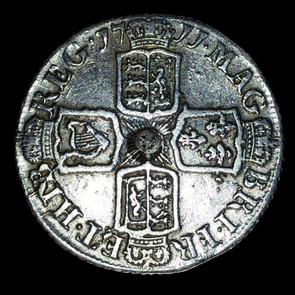 Anne. Sixpence. 1711