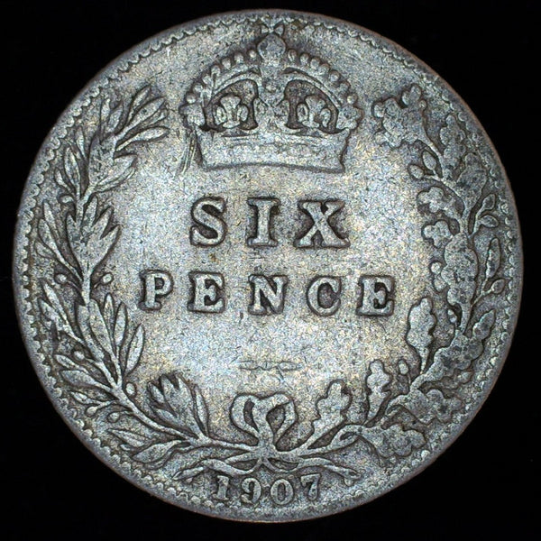 Edward VII. Sixpence. 1907