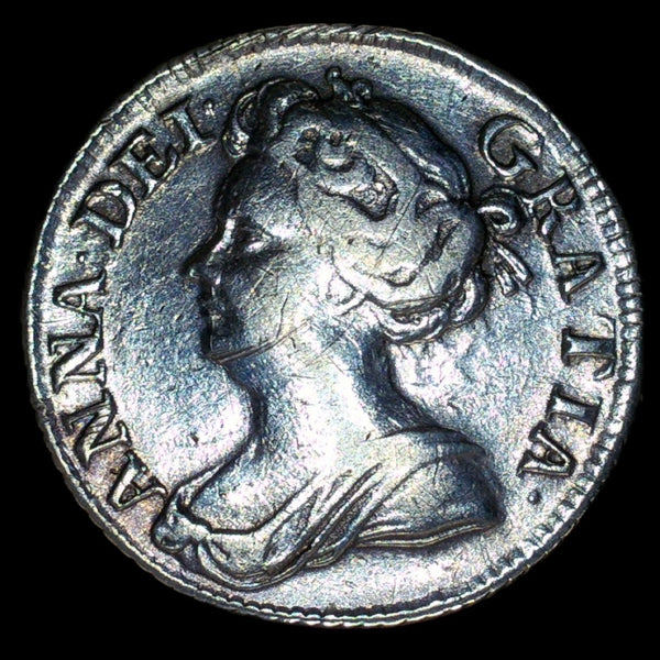 Anne. Sixpence. 1711