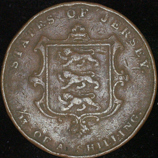 Jersey. 1/13 of a Shilling. 1844