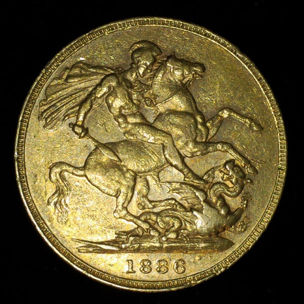 Victoria. Sovereign. 1886 M