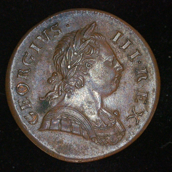 George III. Halfpenny. 1771