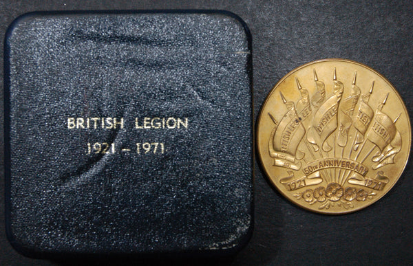 British Legion 50 year commemorative medallion. 1971