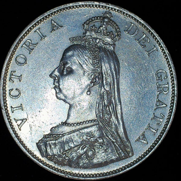 Victoria. Double Florin. 1887. Arabic 1. A selection.