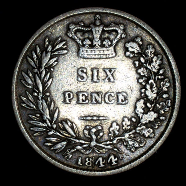 Victoria. Sixpence. 1844