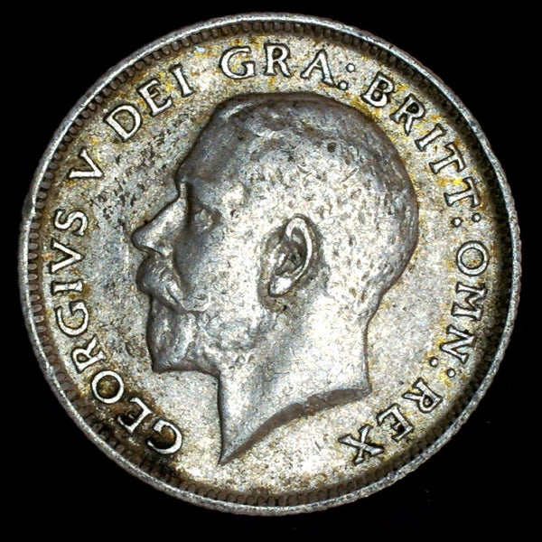 George V. Sixpence. 1914. A selection