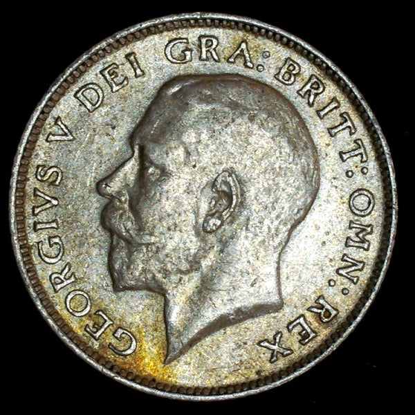 George V. Sixpence. 1915