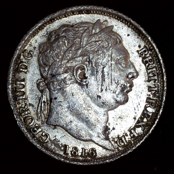 George III. Sixpence. 1816. A selection