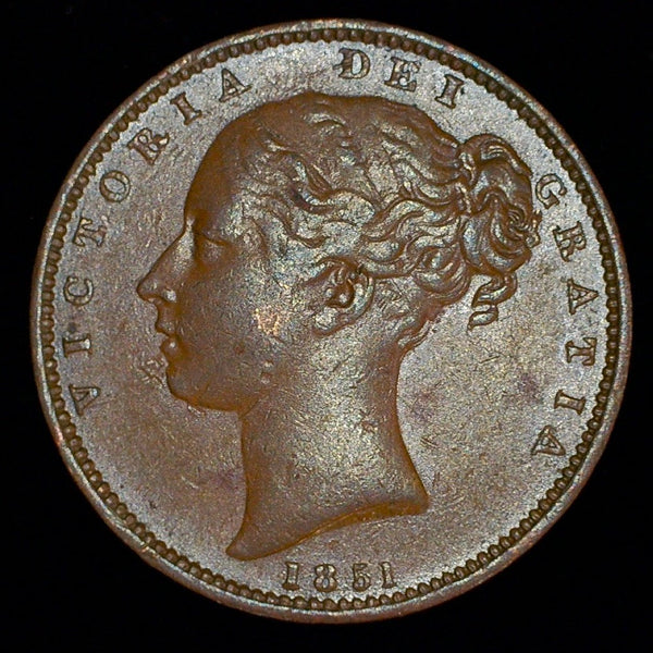 Victoria. Farthing. 1851