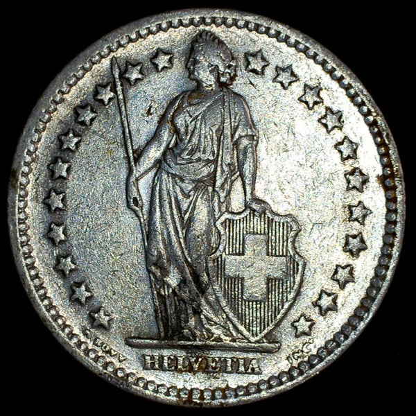 Switzerland. 2 Francs. 1944