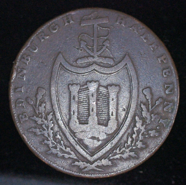 Scotland. Edinburgh. Halfpenny. 1791