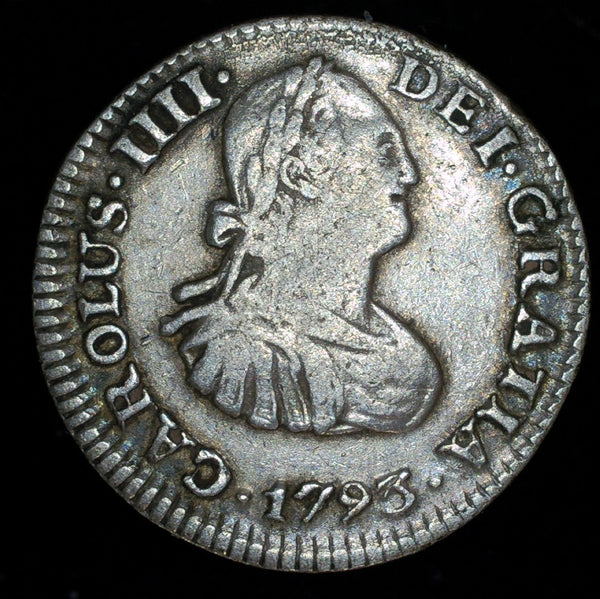 Mexico. 1/2 Real. 1793. F.M.