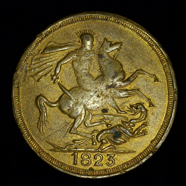 George IV. 2 Pounds. 1823. Token/replica