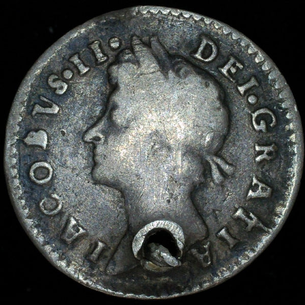 James II. Three Pence. 1688