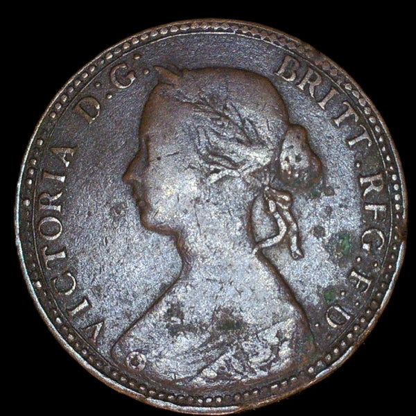 Victoria. Halfpenny. 1860