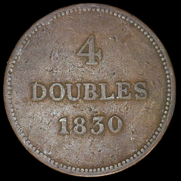 Guernsey. 4 Doubles. 1830.