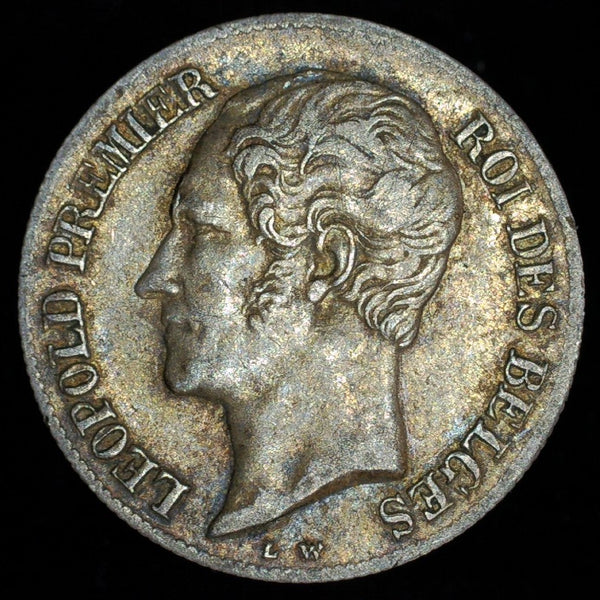 Belgium. 20 Centimes. 1853