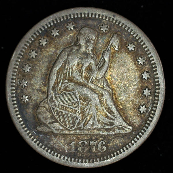 USA. Quarter Dollar. 1876 S