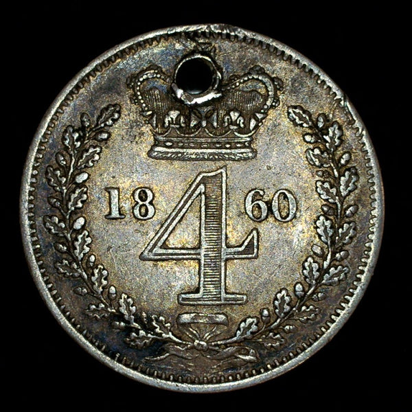 Victoria. Maundy Four Pence. 1860.