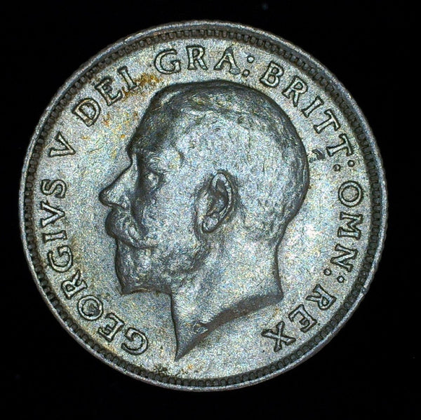 George V. Sixpence. 1917