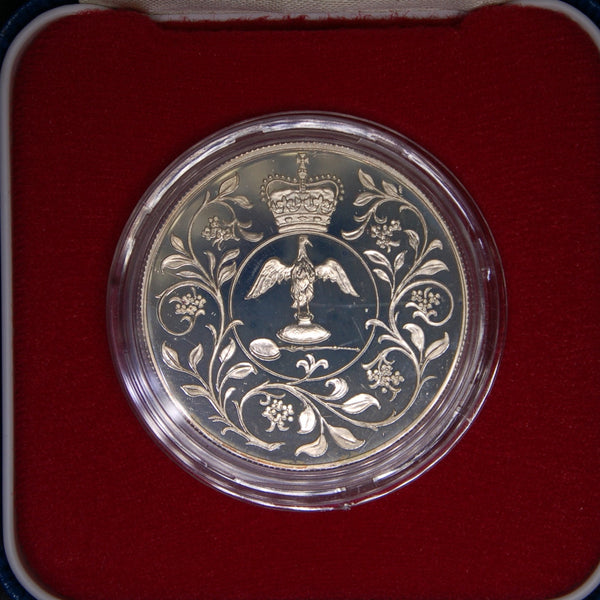 Royal Mint. Silver proof Jubilee Crown. 1977.