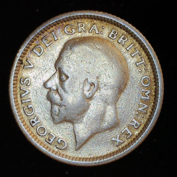 George V. Sixpence. 1927