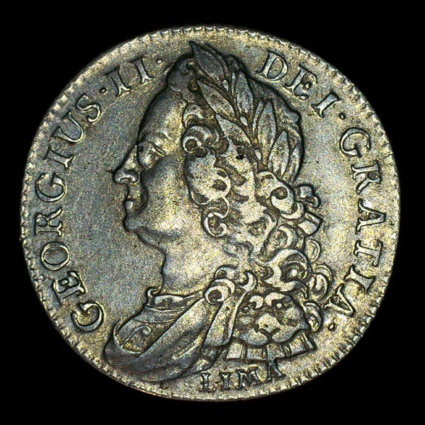 George II. Shilling. 1745. Lima