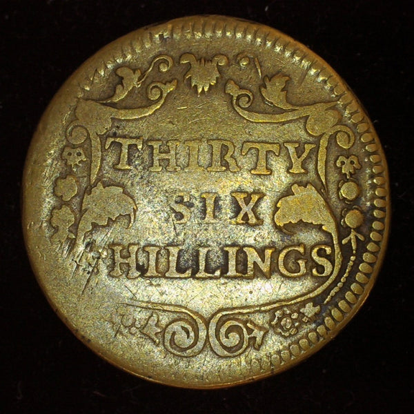 George II. Coin Weight. Thirty six Shillings – Coins4all