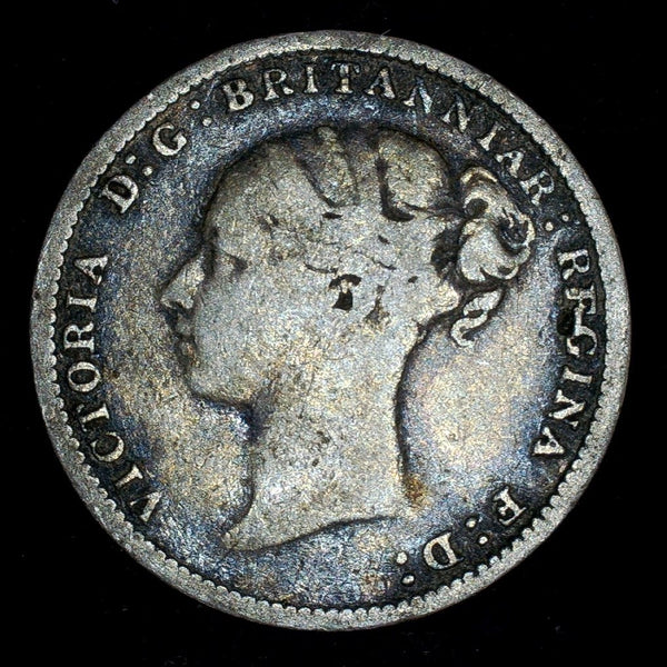 Victoria. (Young head) Threepence. 1883