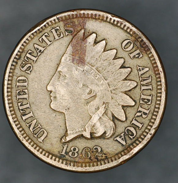 USA. One cent. 1862