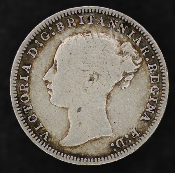 Victoria. Three pence. 1874