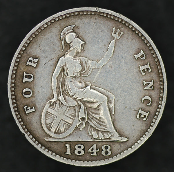 Victoria. Four pence. 1848