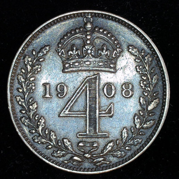 Edward VII. Maundy Four Pence. 1908