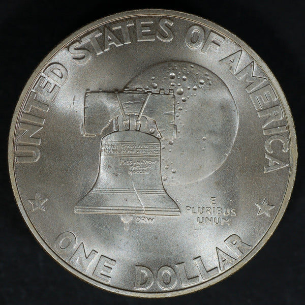 USA. Silver clad commemorative dollar. 1976