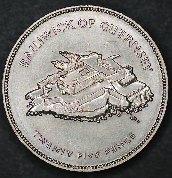 Guernsey. 25pence. 1977