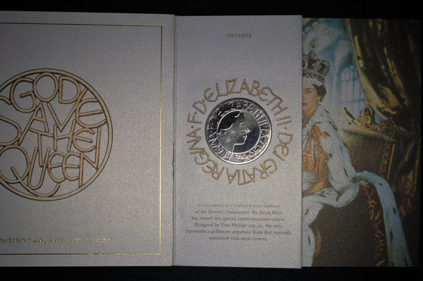 Royal Mint. 5 pounds. 2003. Coronation anniversary